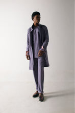 Load image into Gallery viewer, English Purple Overcoat Set