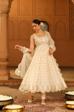 Load image into Gallery viewer, Long Anarkali with chooridaar and dupatta
