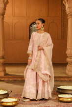 Load image into Gallery viewer, Short kurta with sharara and dupatta
