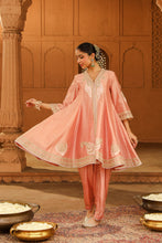 Load image into Gallery viewer, Short Anarkali with salwar and dupatta

