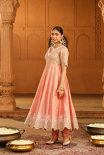 Load image into Gallery viewer, Long Anarkali with chooridaar and dupatta
