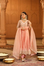 Load image into Gallery viewer, Long Anarkali with chooridaar and dupatta
