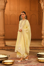 Load image into Gallery viewer, A-line palazzo suit with dupatta
