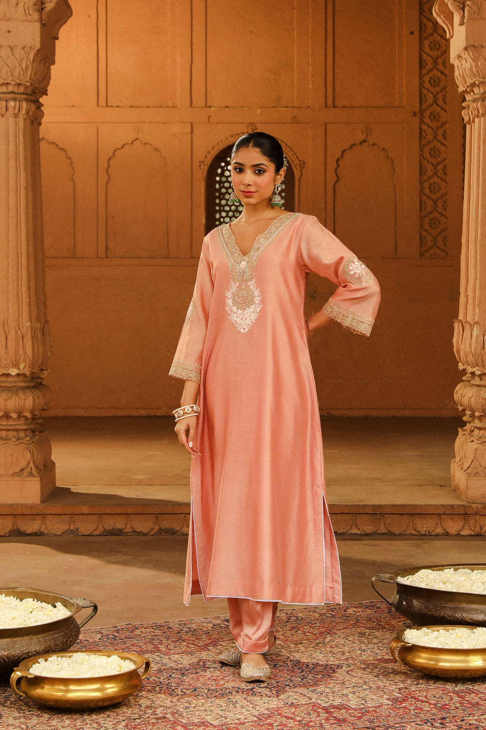 A-line chauga with salwar