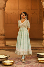 Load image into Gallery viewer, Long Anarkali with chooridaar and dupatta
