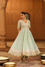 Load image into Gallery viewer, Long Anarkali with chooridaar and dupatta

