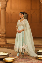 Load image into Gallery viewer, Long Anarkali with chooridaar and dupatta
