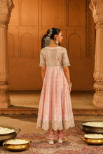 Load image into Gallery viewer, Long Anarkali with chooridaar and dupatta
