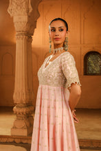 Load image into Gallery viewer, Long Anarkali with chooridaar and dupatta
