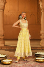 Load image into Gallery viewer, Long Anarkali with chooridaar and dupatta
