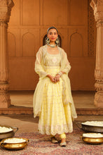 Load image into Gallery viewer, Long Anarkali with chooridaar and dupatta

