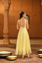 Load image into Gallery viewer, Long Anarkali with chooridaar and dupatta

