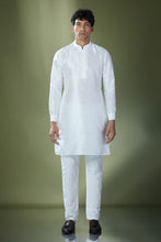 Load image into Gallery viewer, Teal Blue Quilted Kurta-Jacket Set
