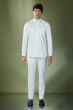 Load image into Gallery viewer, Dusty Pink Stitch Jacket-Shirt-Pant Set
