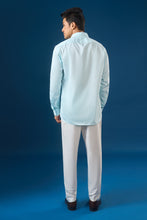 Load image into Gallery viewer, Sky Blue Floral Shirt
