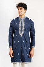 Load image into Gallery viewer, Royal Blue Embroidered Kurta Set

