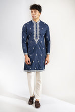 Load image into Gallery viewer, Royal Blue Embroidered Kurta Set
