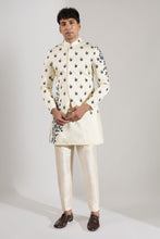 Load image into Gallery viewer, Cream Embroidered Indo-Western Set
