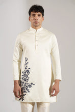 Load image into Gallery viewer, Cream Embroidered Indo-Western Set
