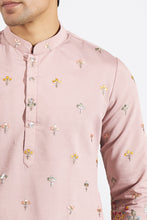Load image into Gallery viewer, Mauve Embroidered Kurta Set
