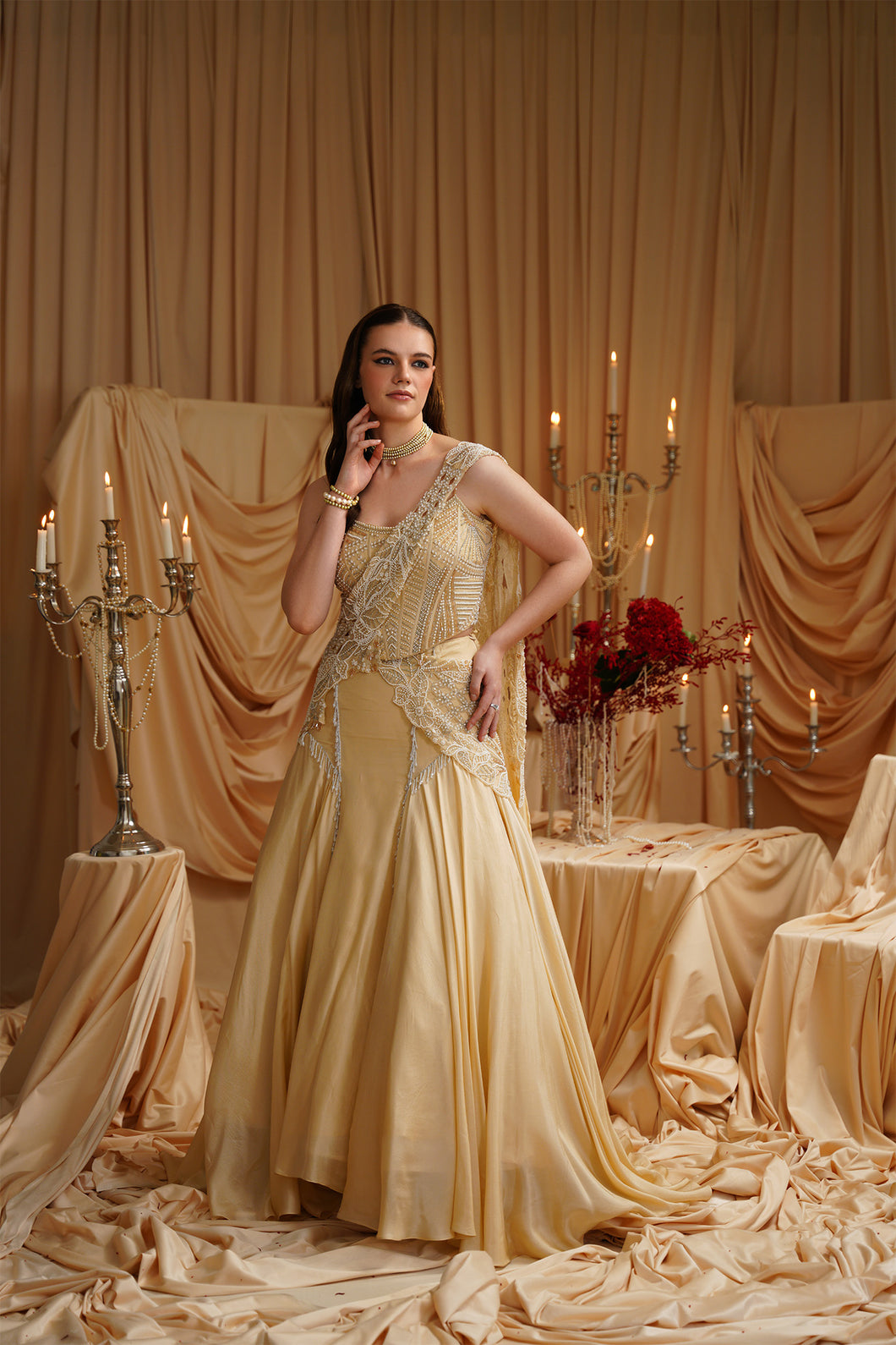 Phoebe Corset-Lehenga Set
