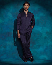 Load image into Gallery viewer, Midnight Blue Potli Button Kurta Set
