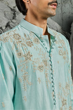 Load image into Gallery viewer, Turquoise Edit Festive Kurta Set
