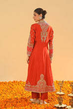 Load image into Gallery viewer, Amayah - Long A-line Jacket with Pant and Dupatta

