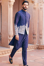 Load image into Gallery viewer, Abstract Design Embroidered Bundi Set 
