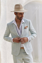 Load image into Gallery viewer, Windowpane Check Blazer Set
