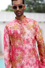 Load image into Gallery viewer, Pink Wine Tie-Dye Sequins Embroidery Kurta
