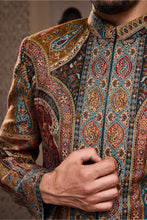 Load image into Gallery viewer, JAMAWAR  ACHKAN BLACK KURTA DHOTI SALWAR
