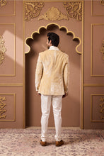Load image into Gallery viewer, GOLD TUXEDO  JACKET WITH PANT
