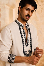 Load image into Gallery viewer, EMBROIDRED WHITE KURTA PATIYALA SALWAR
