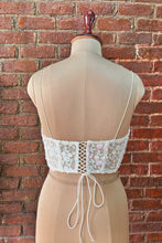 Load image into Gallery viewer, Ivory corset and Lavender Sequin work lehenga set
