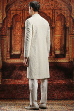 Load image into Gallery viewer, Ivory Silk Sherwani with Cutdana  Embroidery
