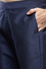 Load image into Gallery viewer, Navy Blue Sherwani Jacket Set
