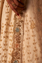 Load image into Gallery viewer, Ivory Raw Silk Double Dupatta Lehenga Set
