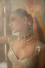 Load image into Gallery viewer, Green lehenga set

