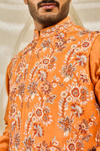 Load image into Gallery viewer, Burnt Orange Bloom Waistcoat Set
