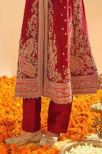 Load image into Gallery viewer, Minara - Long A-line Jacket with Pant and Dupatta
