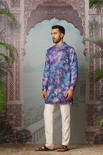 Load image into Gallery viewer, Indigo Cosmos Hand Embroidered Kurta Set
