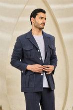 Load image into Gallery viewer, Midnight Blue Hunter Coat Set
