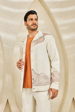 Load image into Gallery viewer, Ivory Abstract Spiral Shacket Set
