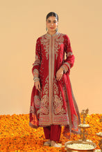 Load image into Gallery viewer, Minara - Long A-line Jacket with Pant and Dupatta
