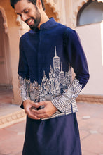 Load image into Gallery viewer, Abstract Design Embroidered Bundi Set 
