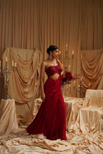 Load image into Gallery viewer, Cloe Drape Saree set
