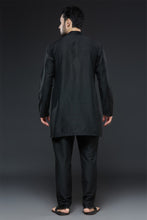 Load image into Gallery viewer, Black Sherwani Jacket Set
