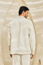 Load image into Gallery viewer, Ivory Abstract Spiral Shacket Set
