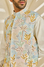 Load image into Gallery viewer, Off-white Serene Garden Waistcoat set
